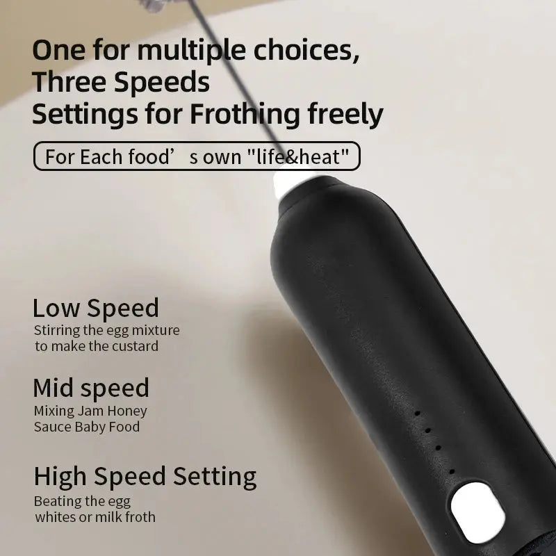 Wireless Handheld Electric Milk Frother & Coffee Whisk My Store