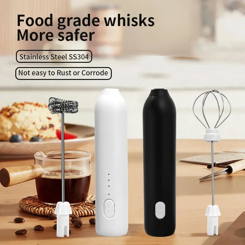 Wireless Handheld Electric Milk Frother & Coffee Whisk My Store
