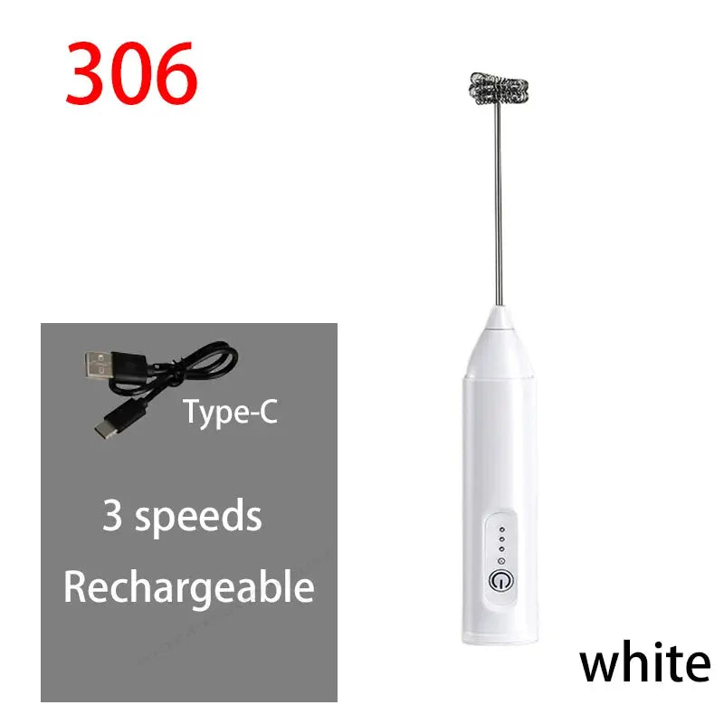Wireless Handheld Electric Milk Frother & Coffee Whisk My Store