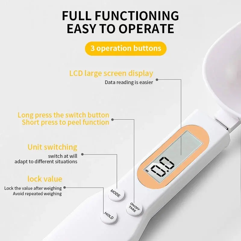 Digital Spoon Scale (0.1g–500g Precision) My Store