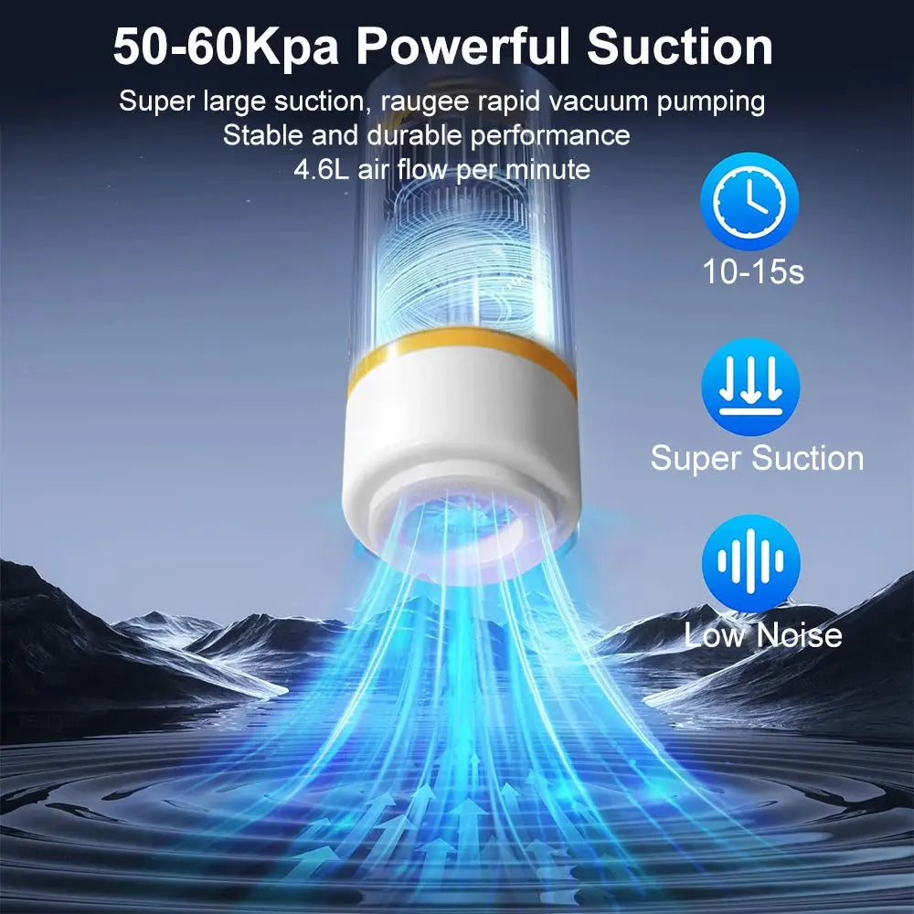 Mini Electric Vacuum Air Pump for Food Storage Bags My Store