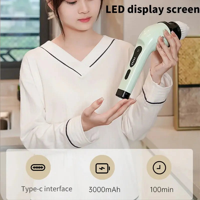 9-in-1 Cordless Electric Spin Scrubber My Store