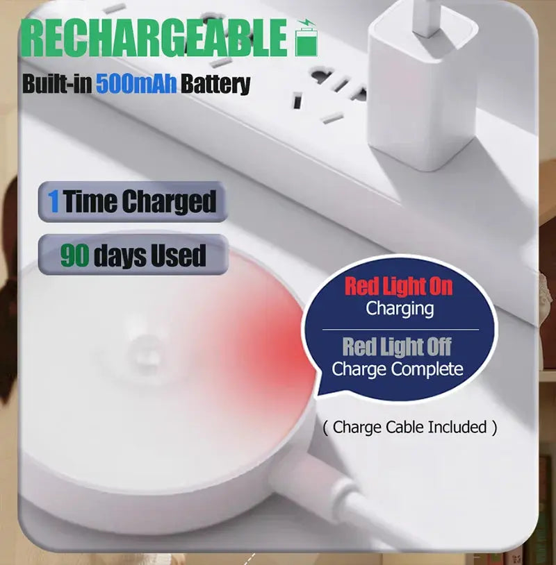 Motion Sensor USB Rechargeable LED Light My Store