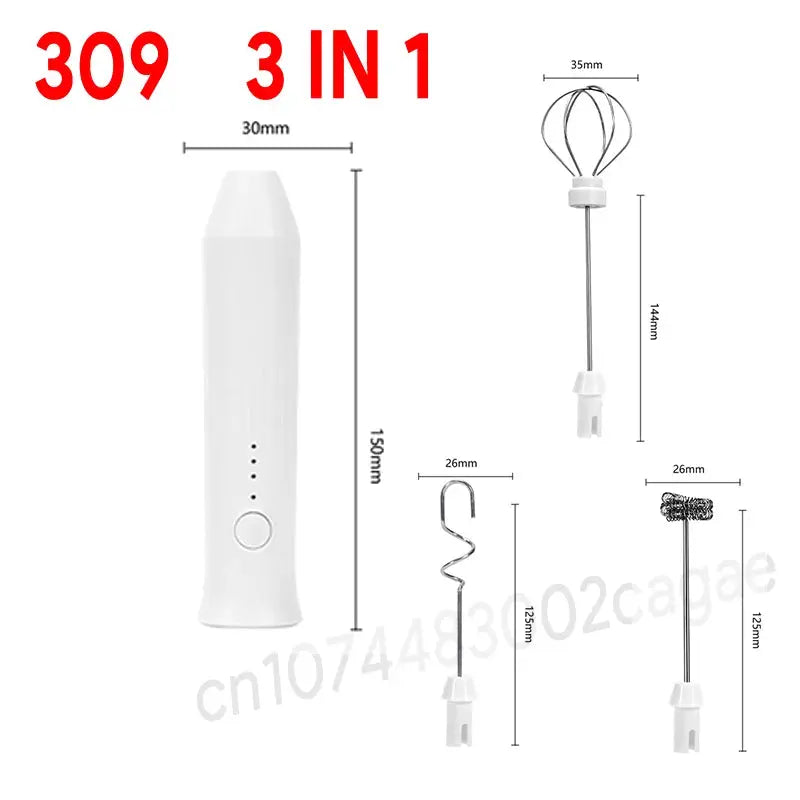 Wireless Handheld Electric Milk Frother & Coffee Whisk My Store