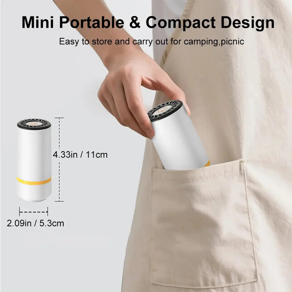 Mini Electric Vacuum Air Pump for Food Storage Bags My Store