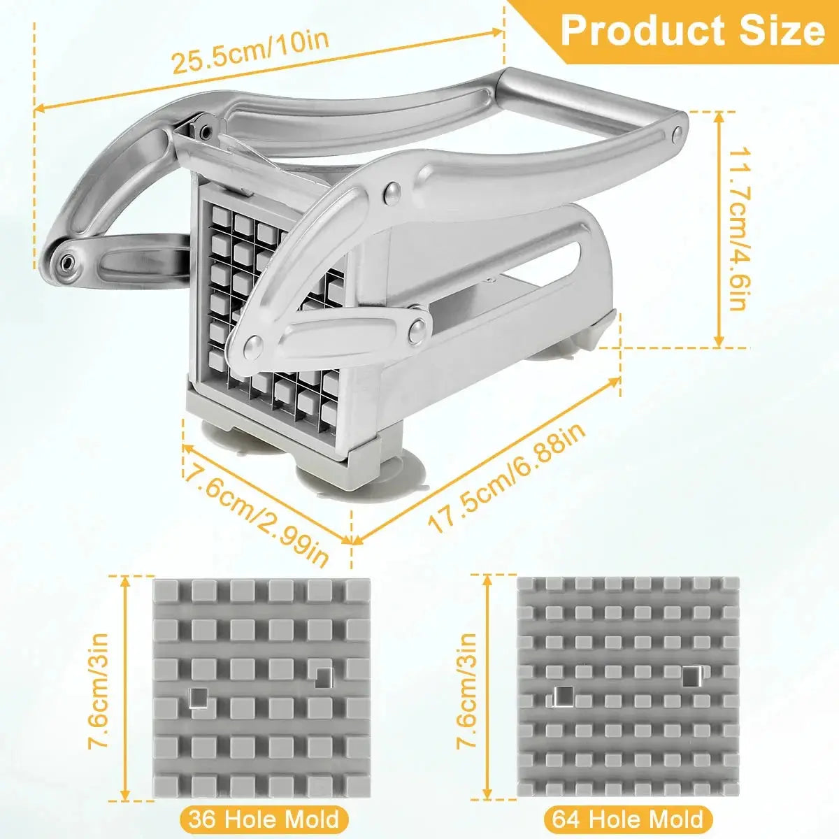 Stainless Steel French Fry & Vegetable Cutter My Store