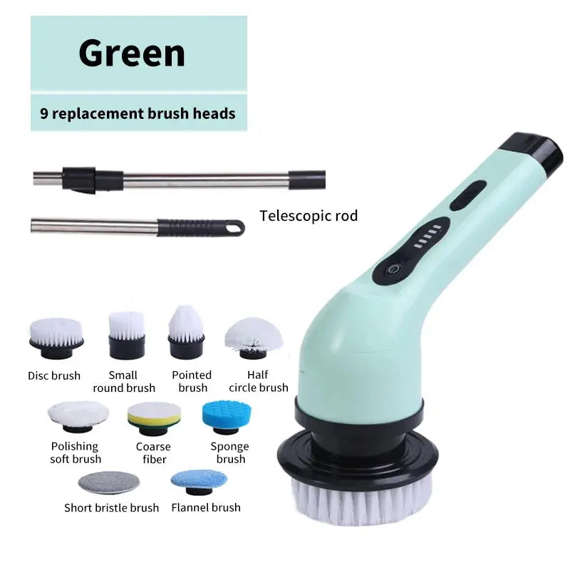 9-in-1 Cordless Electric Spin Scrubber My Store