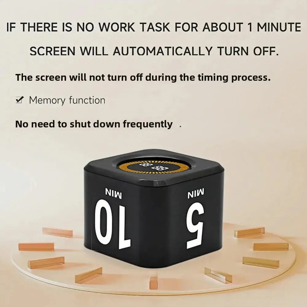 Gravity Sensor Visual Flip Timer with LED Screen My Store