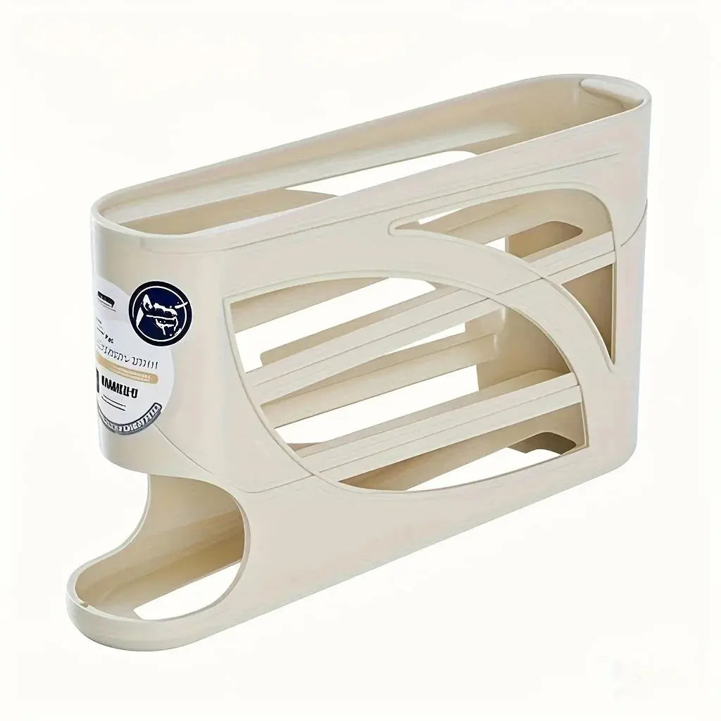 3-Tier Rolling Egg Storage Container for Refrigerator (24-Egg Capacity) My Store