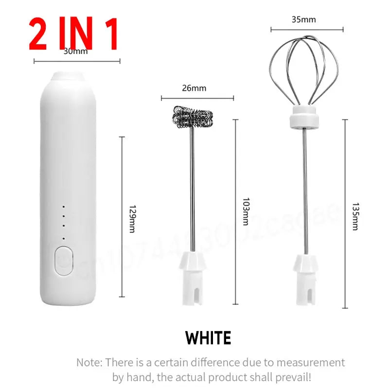 Wireless Handheld Electric Milk Frother & Coffee Whisk My Store
