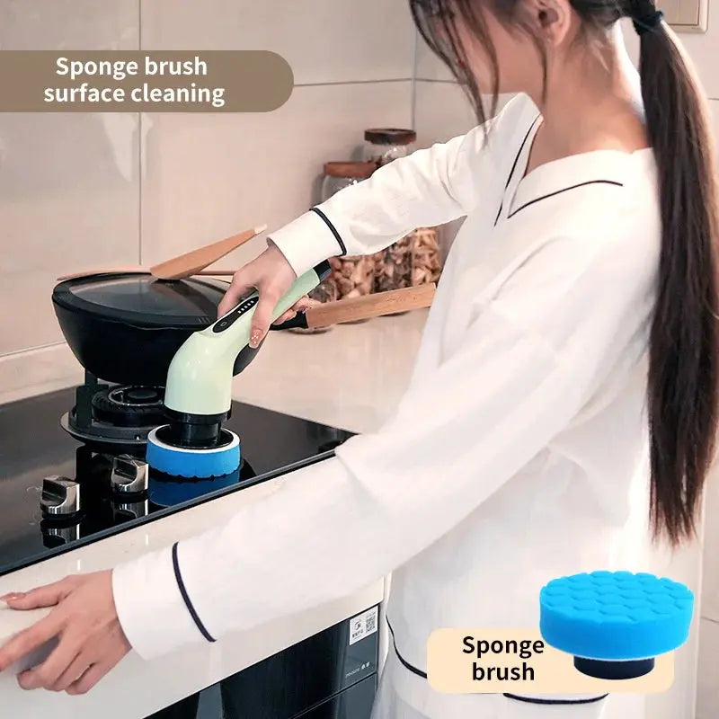 9-in-1 Cordless Electric Spin Scrubber My Store