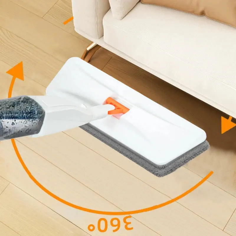 Large Rotating Spray Mop with Microfiber Pads My Store